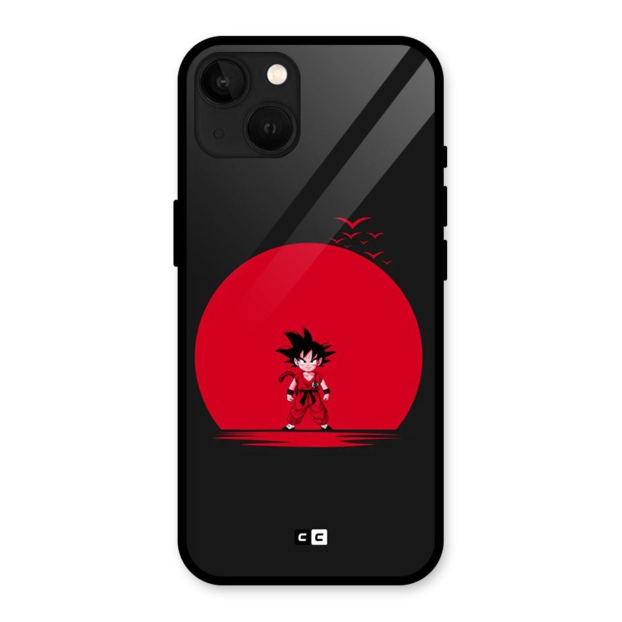 Goku Kid Art Glass Back Case for iPhone 13