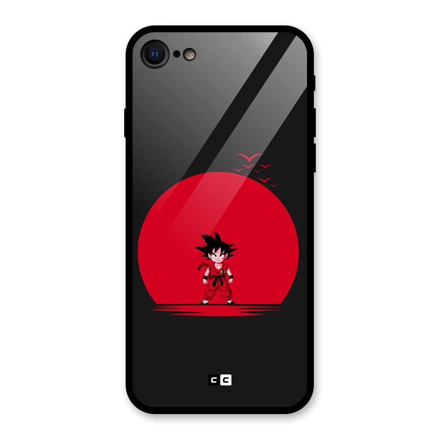 Goku Kid Art Glass Back Case for iPhone 7
