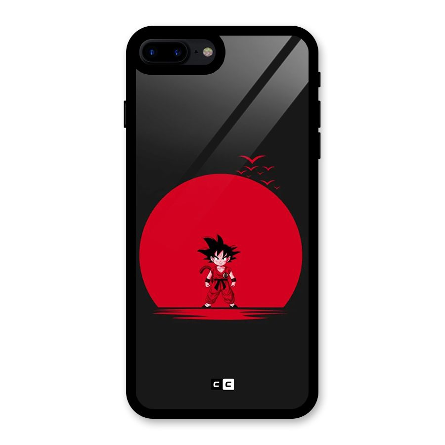 Goku Kid Art Glass Back Case for iPhone 7 Plus