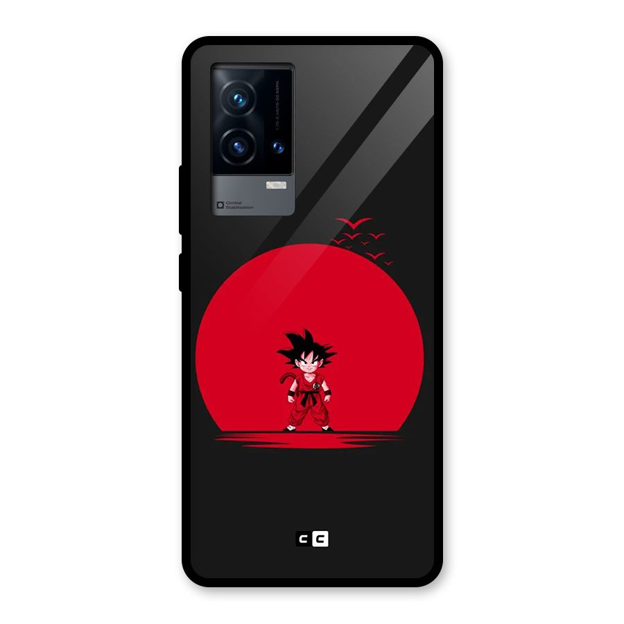 Goku Kid Art Glass Back Case for iQOO 9 5G
