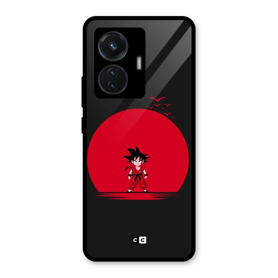 Goku Kid Art Glass Back Case for iQOO Z6 44W