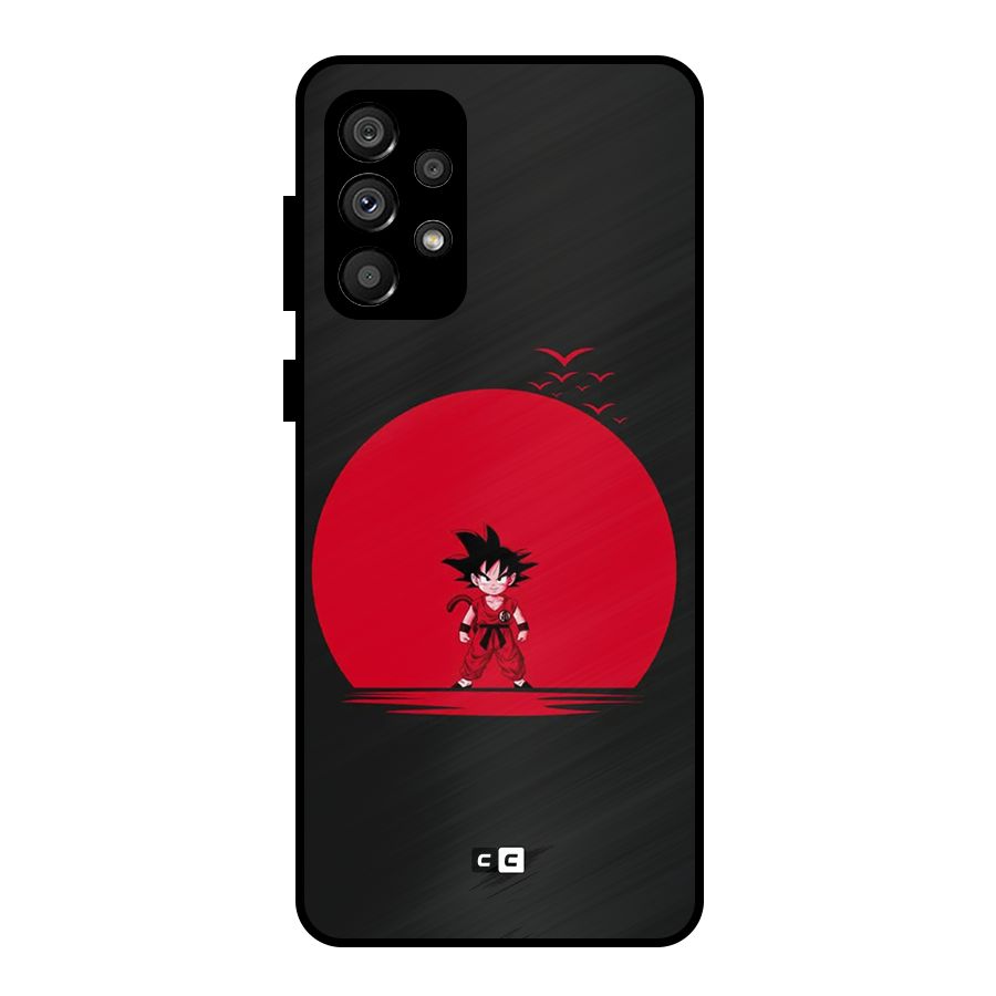 Goku Kid Art Metal Back Case for Galaxy A73 5G