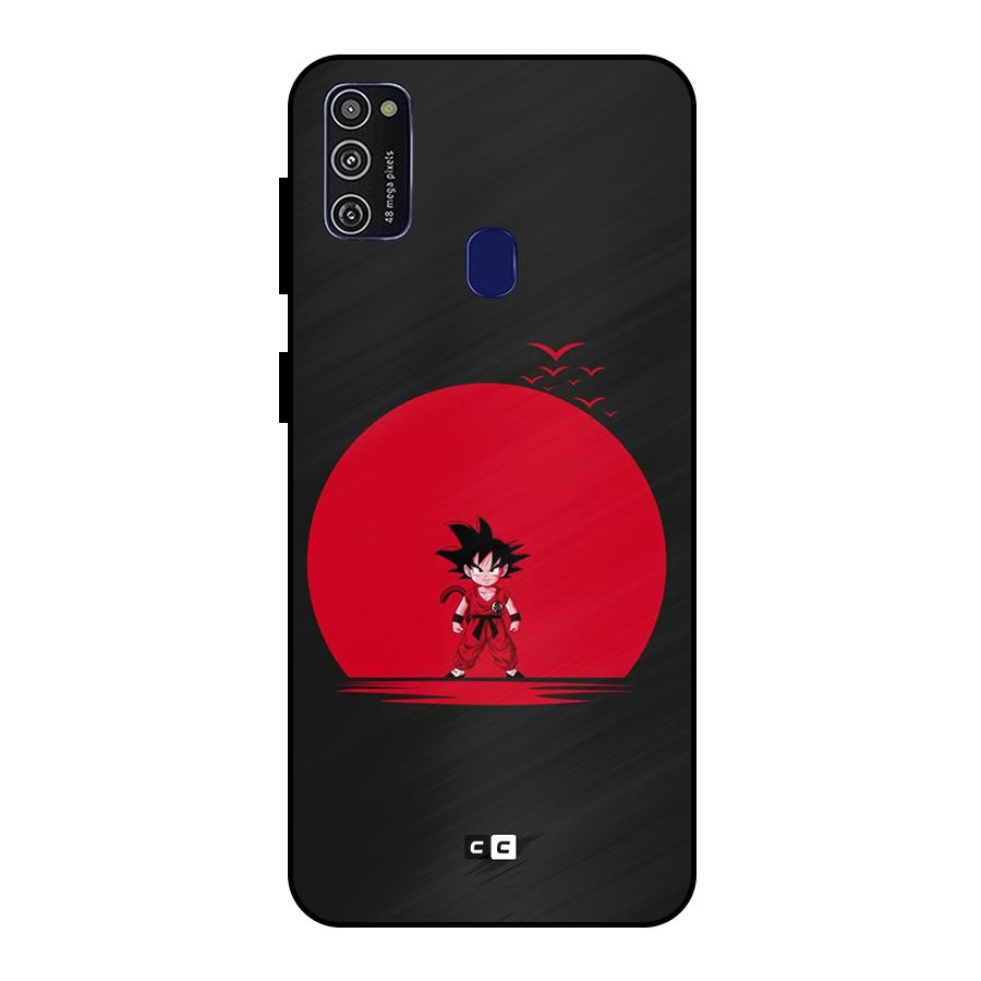 Goku Kid Art Metal Back Case for Galaxy M30s