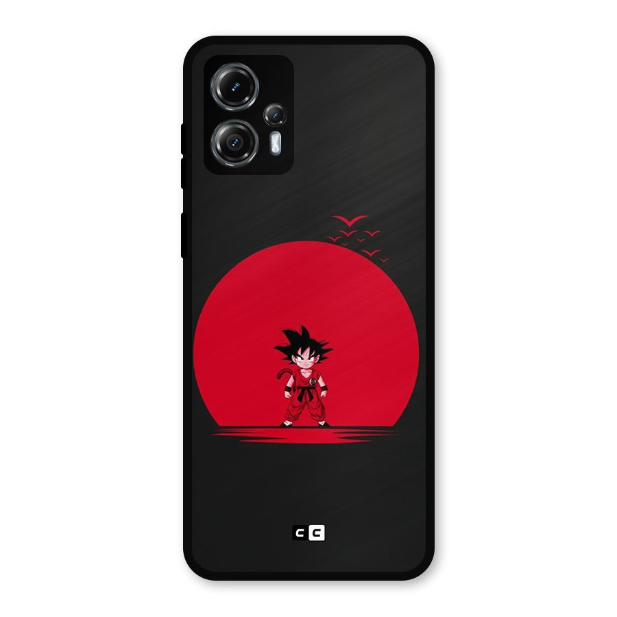 Goku Kid Art Metal Back Case for Moto G13
