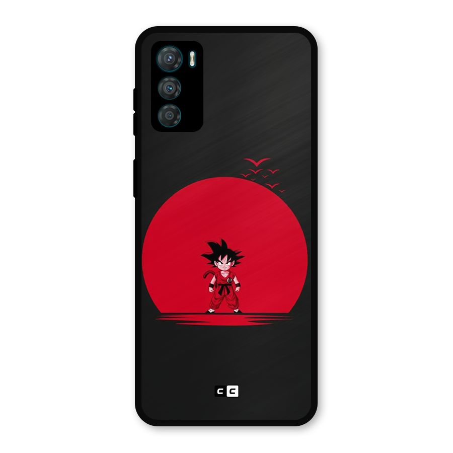 Goku Kid Art Metal Back Case for Moto G42