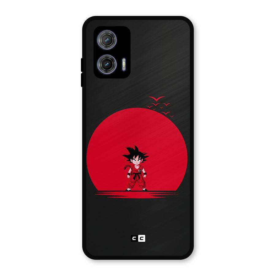 Goku Kid Art Metal Back Case for Moto G73