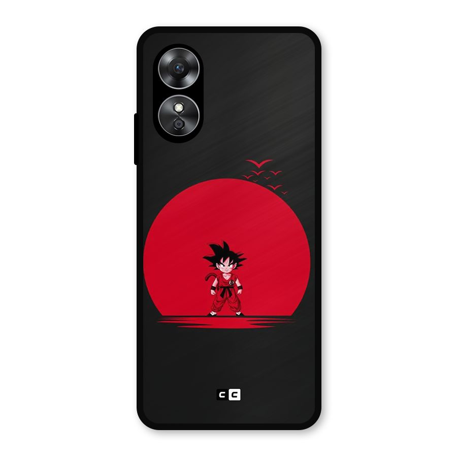 Goku Kid Art Metal Back Case for Oppo A17