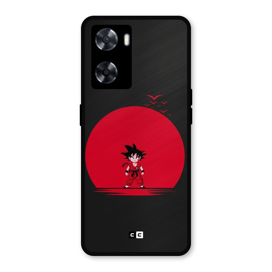 Goku Kid Art Metal Back Case for Oppo A57 2022