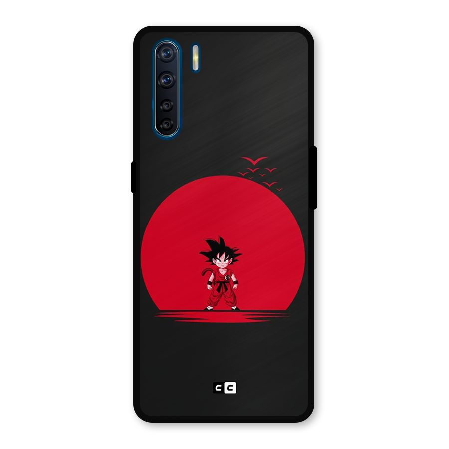 Goku Kid Art Metal Back Case for Oppo F15