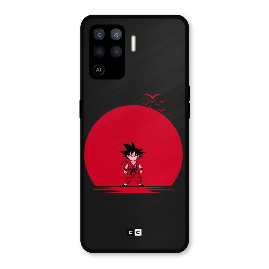 Goku Kid Art Metal Back Case for Oppo F19 Pro