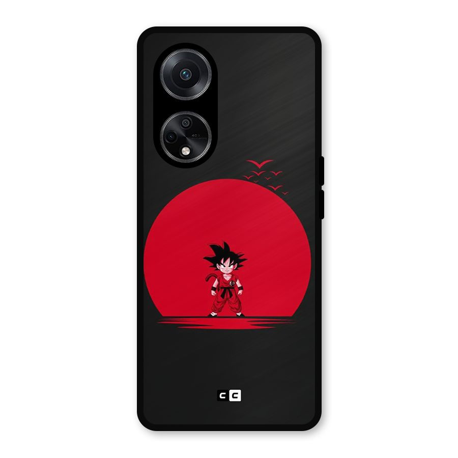 Goku Kid Art Metal Back Case for Oppo F23
