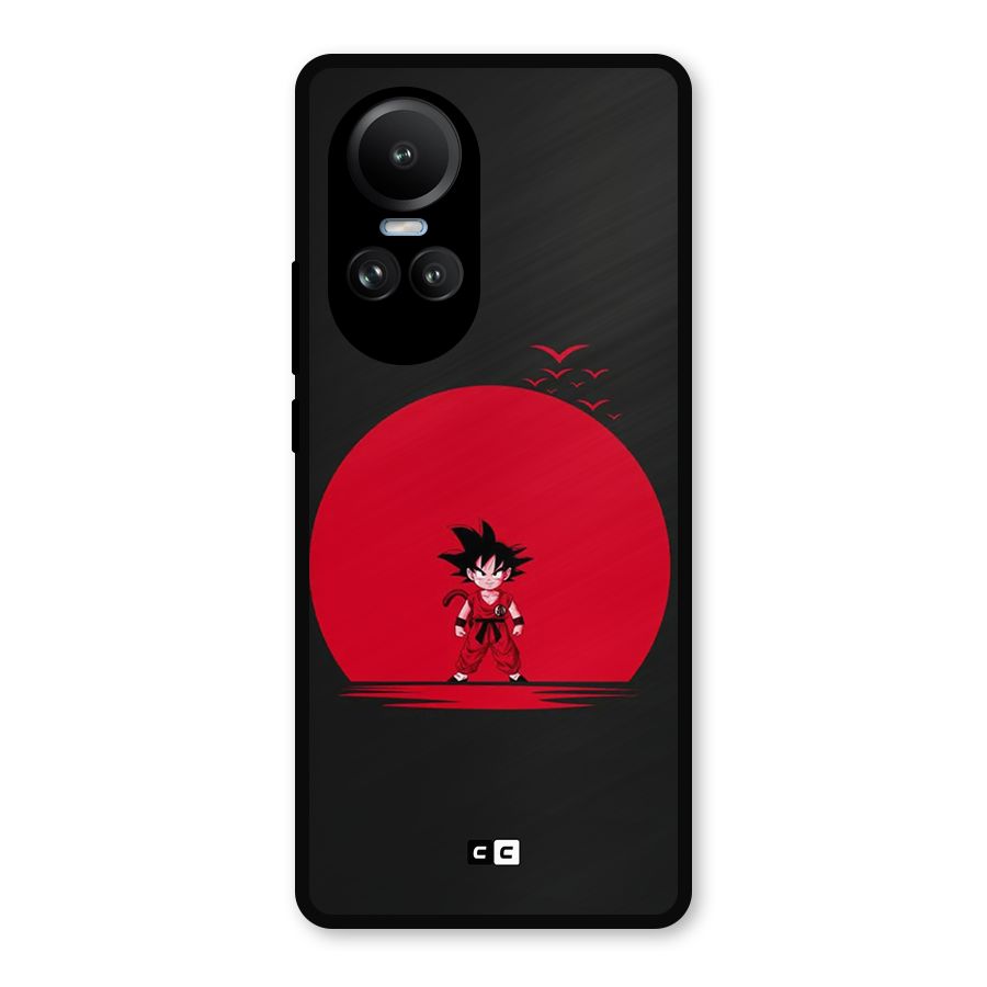 Goku Kid Art Metal Back Case for Oppo Reno10 Pro