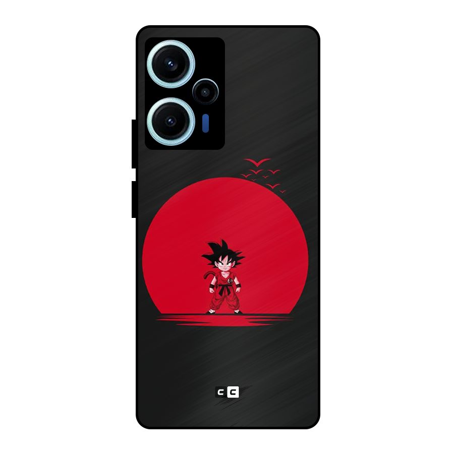 Goku Kid Art Metal Back Case for Poco F5