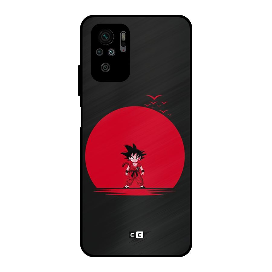 Goku Kid Art Metal Back Case for Redmi Note 10S