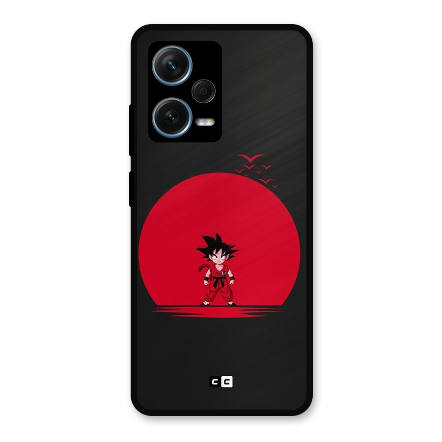 Goku Kid Art Metal Back Case for Redmi Note 12 Pro Plus 5G