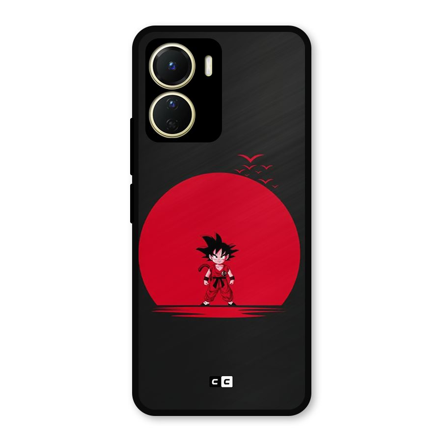 Goku Kid Art Metal Back Case for Vivo T2x
