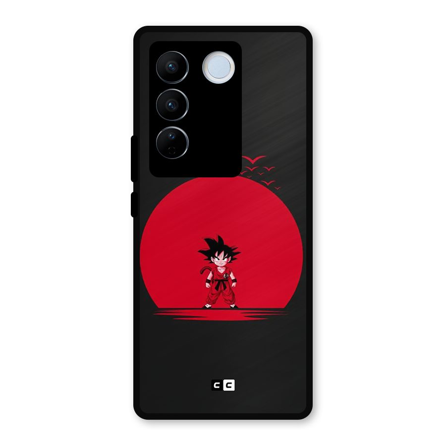 Goku Kid Art Metal Back Case for Vivo V27