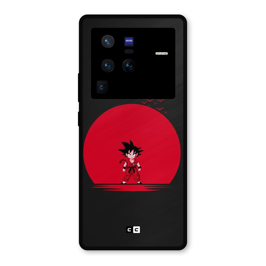 Goku Kid Art Metal Back Case for Vivo X80 Pro