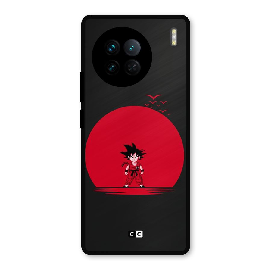 Goku Kid Art Metal Back Case for Vivo X90