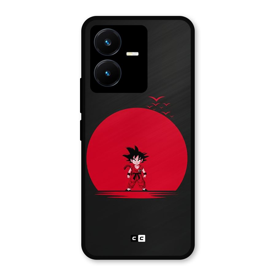Goku Kid Art Metal Back Case for Vivo Y22