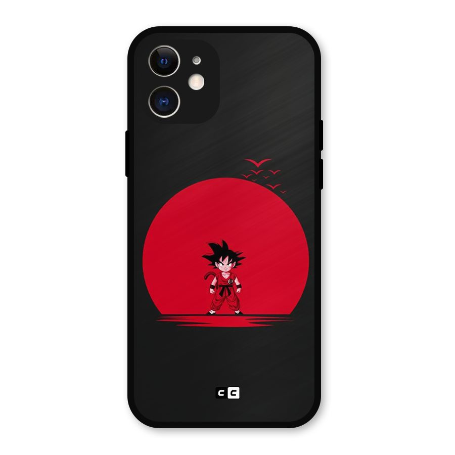 Goku Kid Art Metal Back Case for iPhone 12