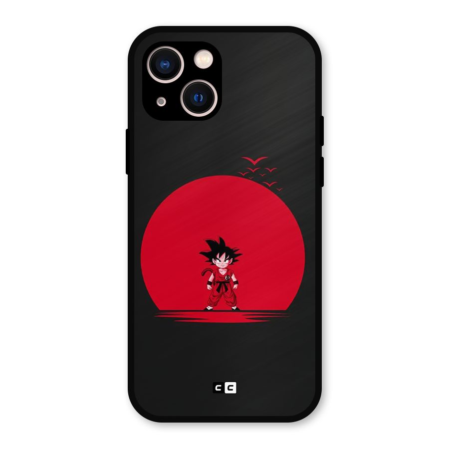 Goku Kid Art Metal Back Case for iPhone 13