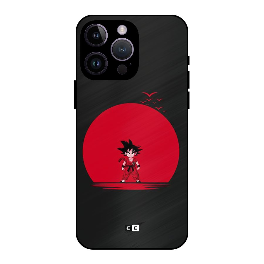 Goku Kid Art Metal Back Case for iPhone 14 Pro Max