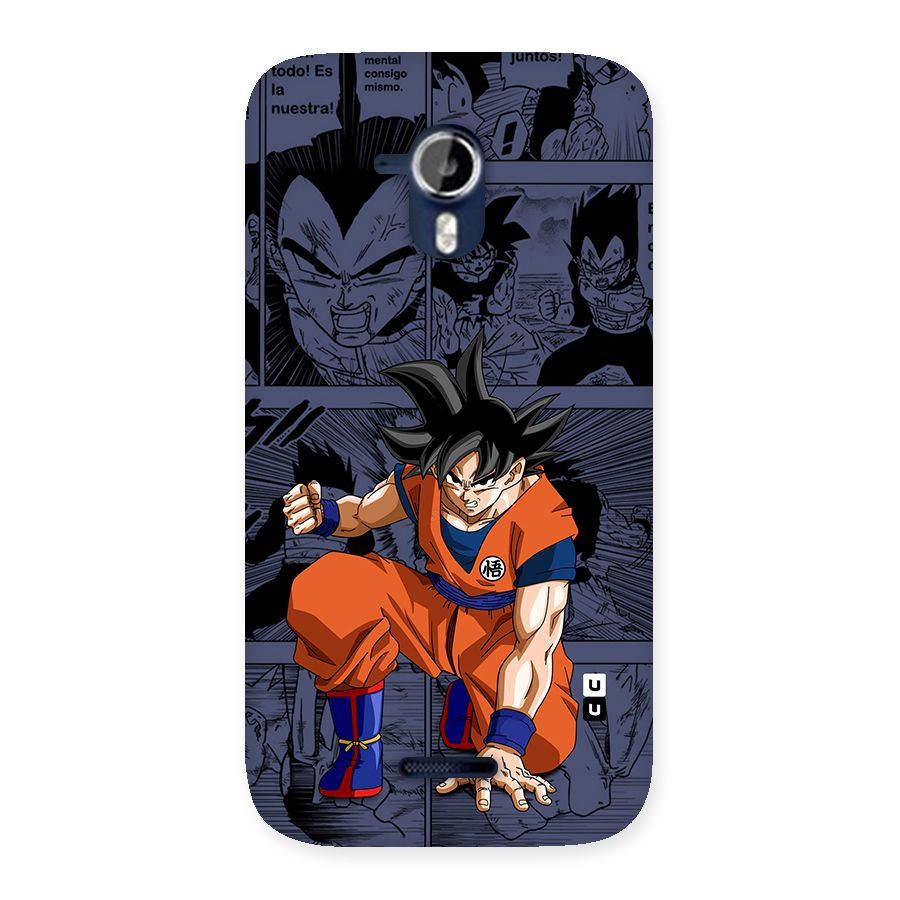 Goku Manga Art Back Case for Canvas Magnus A117