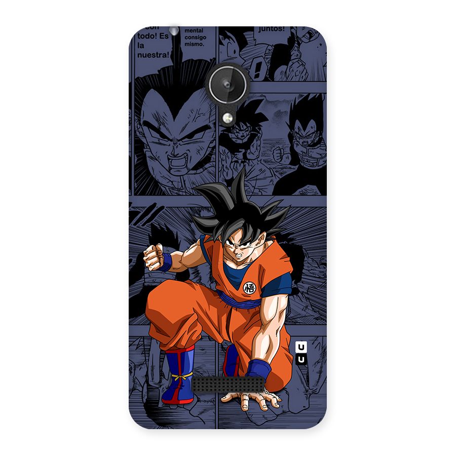 Goku Manga Art Back Case for Canvas Spark Q380