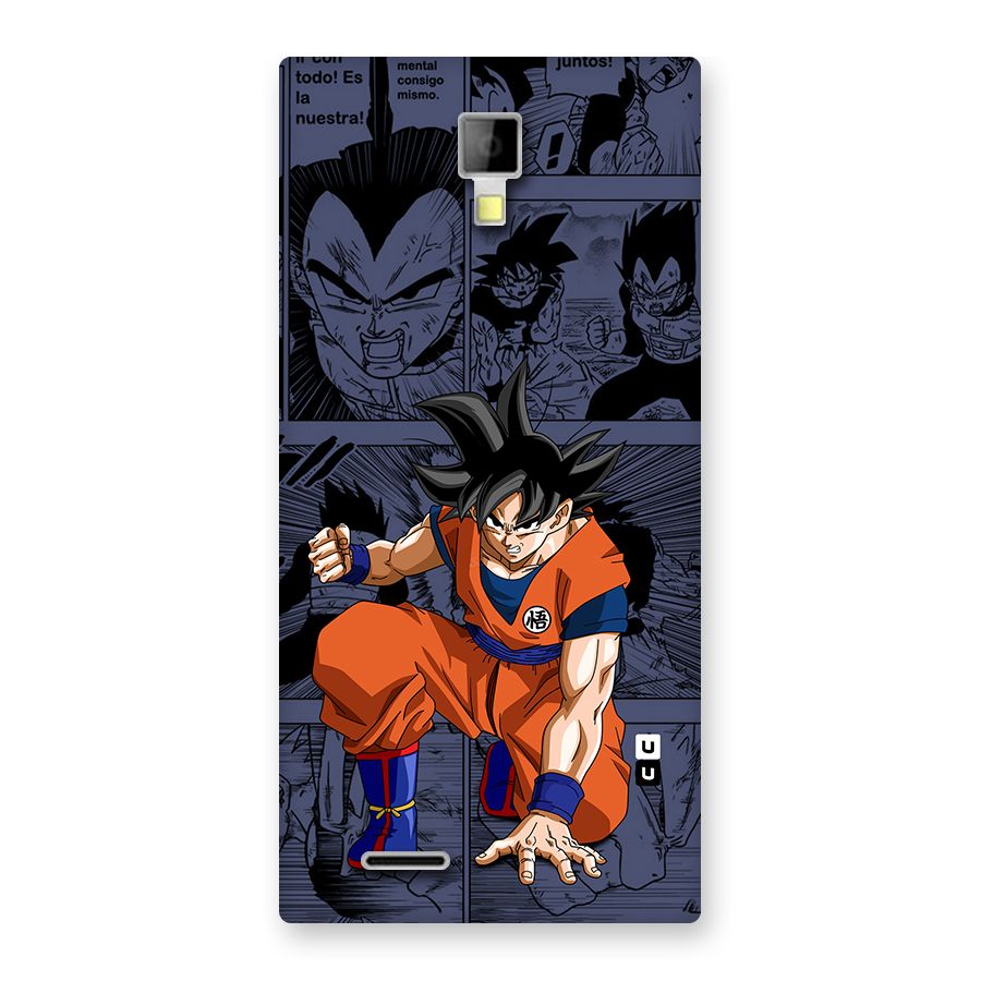 Goku Manga Art Back Case for Canvas Xpress A99
