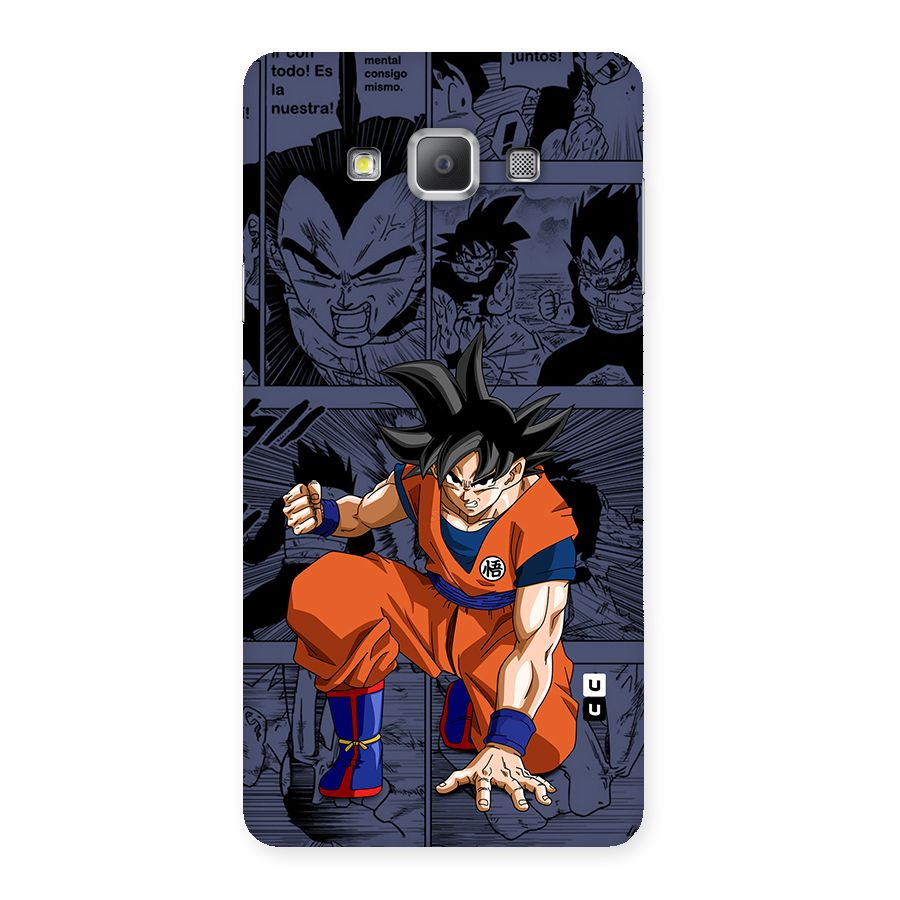 Goku Manga Art Back Case for Galaxy A7