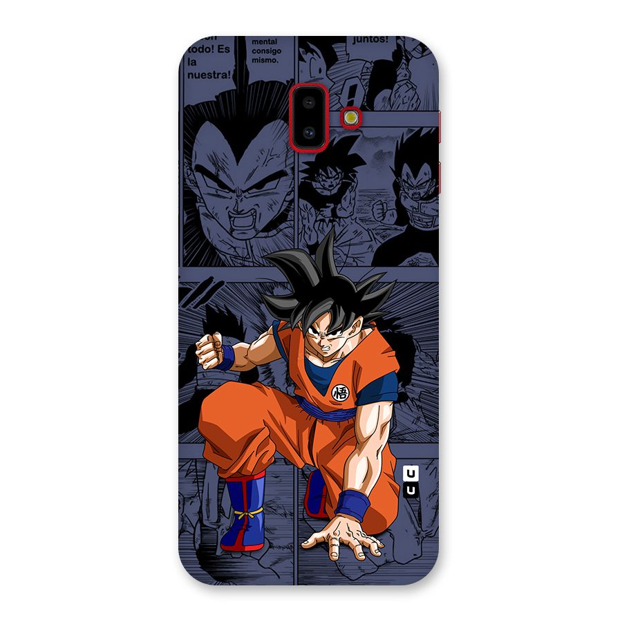 Goku Manga Art Back Case for Galaxy J6 Plus