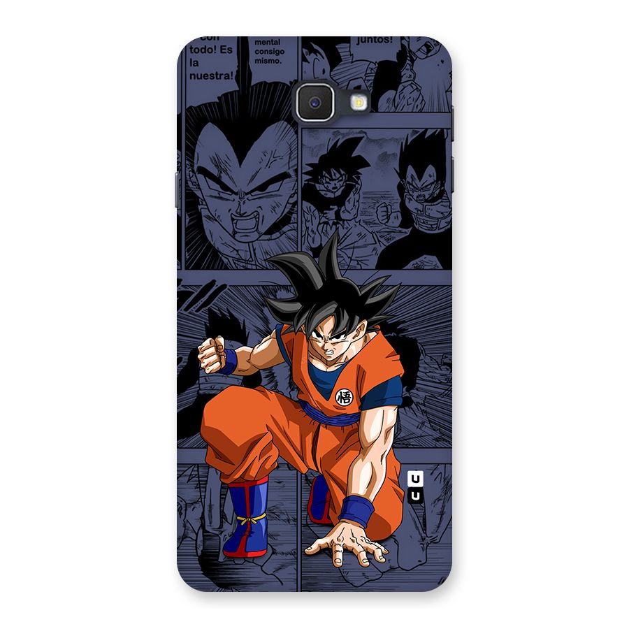 Goku Manga Art Back Case for Galaxy J7 Prime