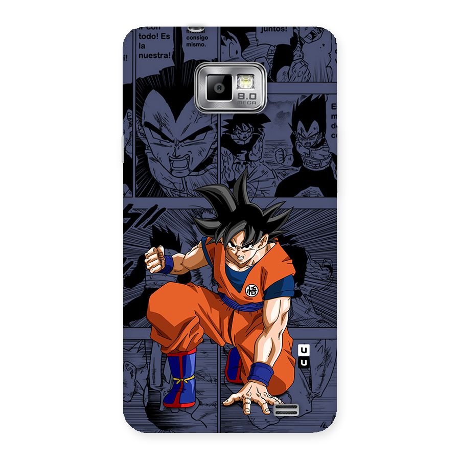 Goku Manga Art Back Case for Galaxy S2