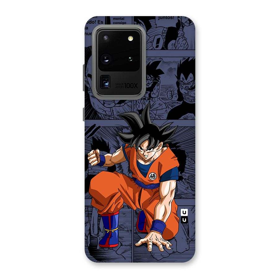 Goku Manga Art Back Case for Galaxy S20 Ultra