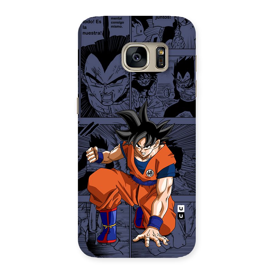 Goku Manga Art Back Case for Galaxy S7