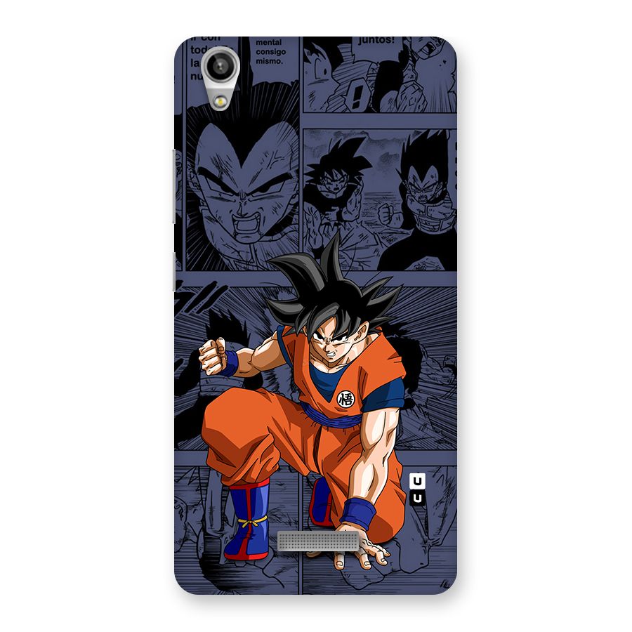 Goku Manga Art Back Case for Lava Pixel V1