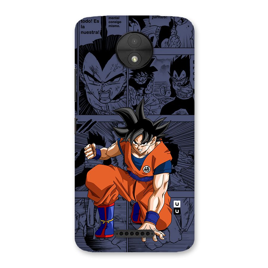 Goku Manga Art Back Case for Moto C