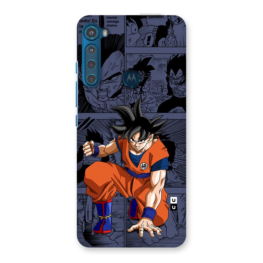 Goku Manga Art Back Case for Motorola One Fusion Plus