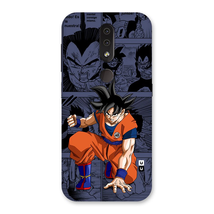 Goku Manga Art Back Case for Nokia 4.2
