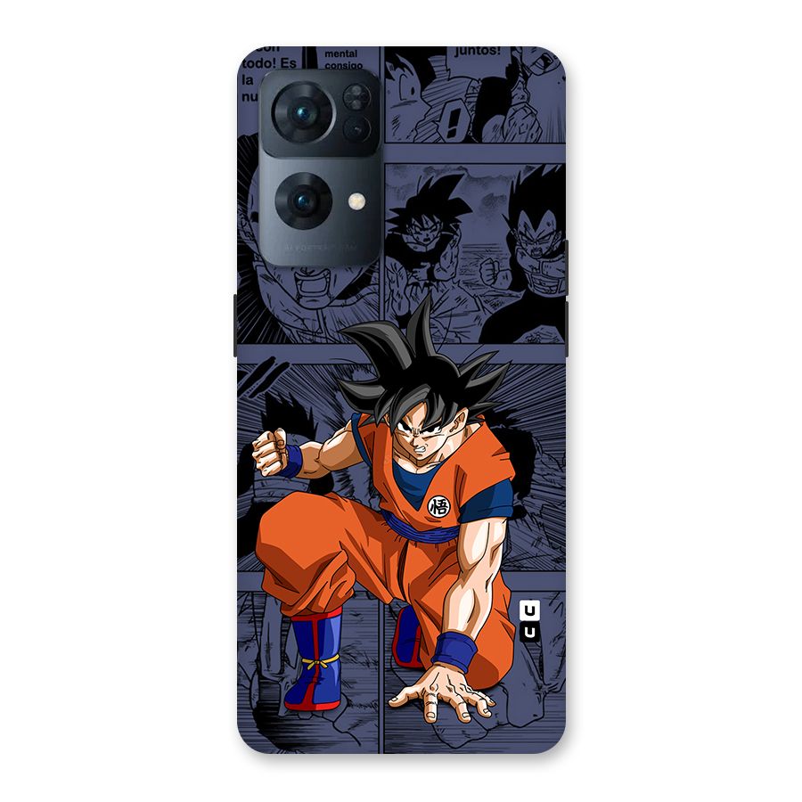 Goku Manga Art Back Case for Oppo Reno7 Pro 5G