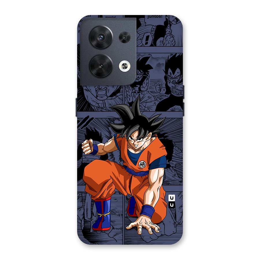 Goku Manga Art Back Case for Oppo Reno8 5G