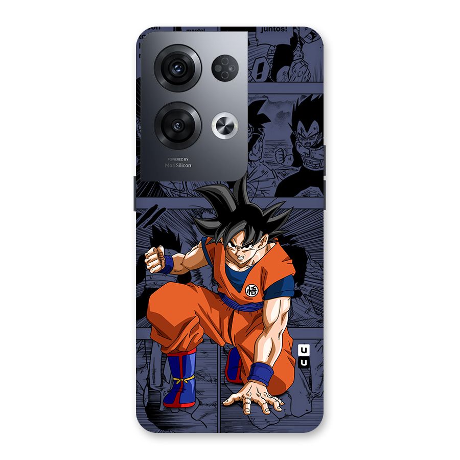 Goku Manga Art Back Case for Oppo Reno8 Pro 5G