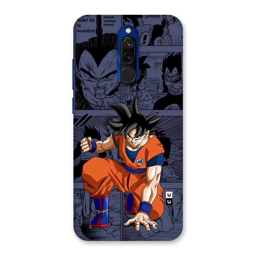 Goku Manga Art Back Case for Redmi 8