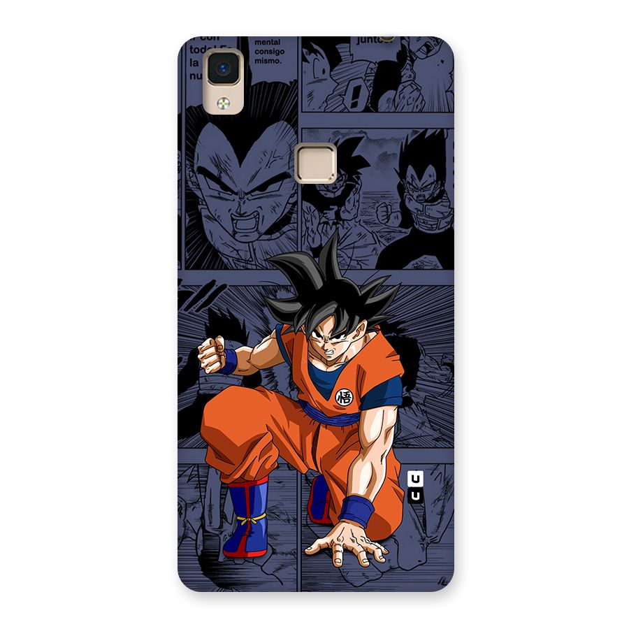 Goku Manga Art Back Case for V3 Max