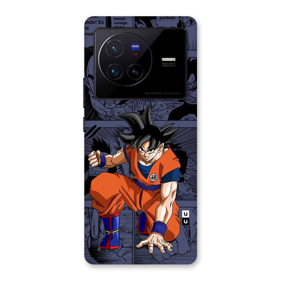 Goku Manga Art Back Case for Vivo X80