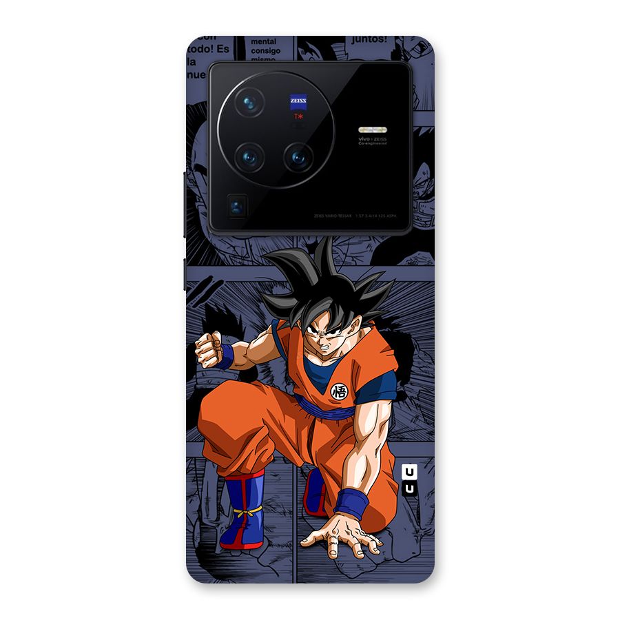 Goku Manga Art Back Case for Vivo X80 Pro