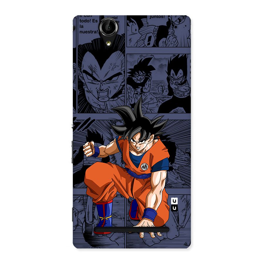 Goku Manga Art Back Case for Xperia T2