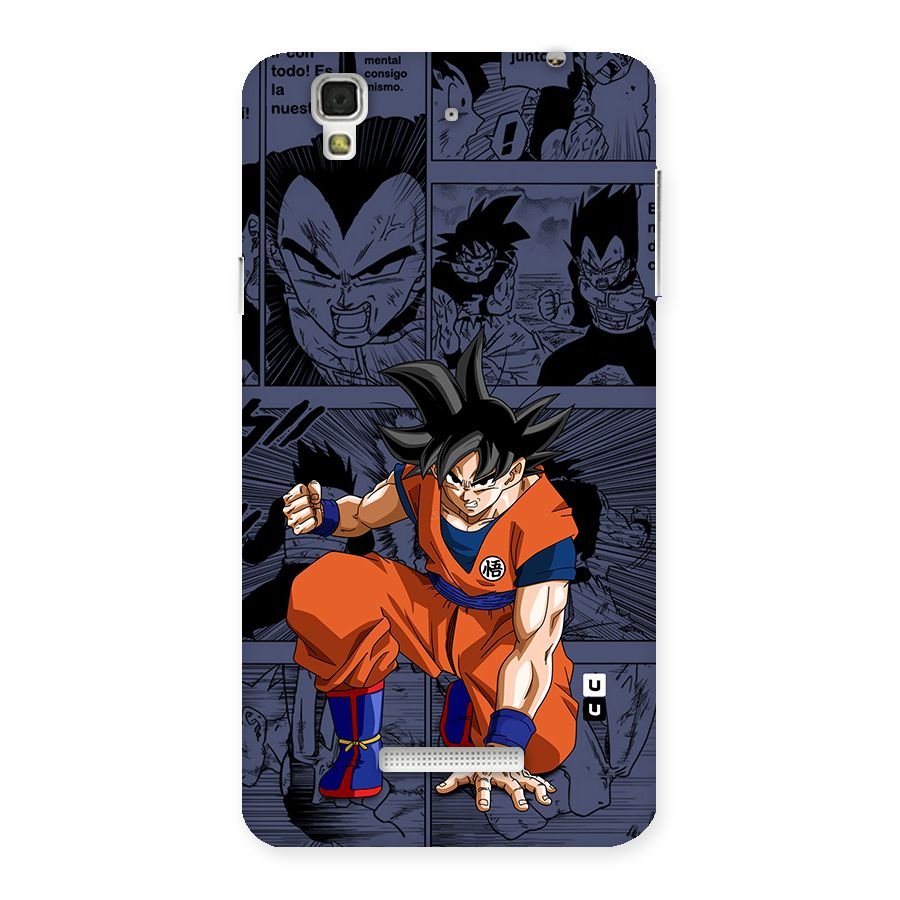 Goku Manga Art Back Case for YU Yureka Plus
