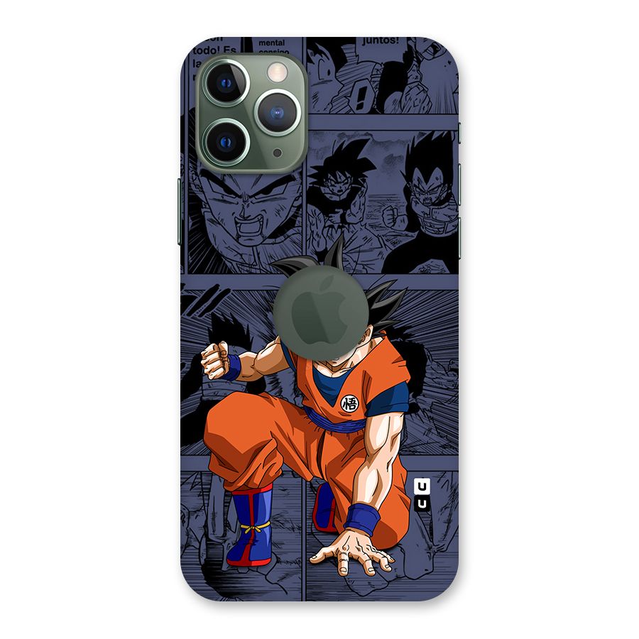 Goku Manga Art Back Case for iPhone 11 Pro Logo Cut